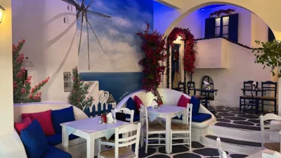 Santorini Greek Restaurant, restoran di bali