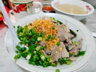 Bihun Bebek Asie Kumango, sarapan pagi di semarang