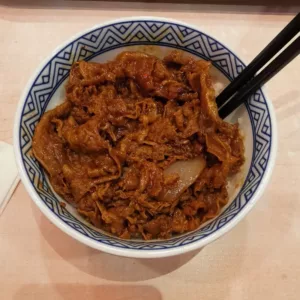 menu favorit di Yoshinoya