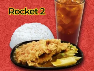 menu rocket chicken steak