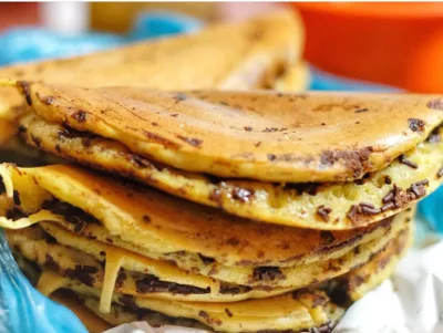 Martabak Piring Murni, kuliner malam medan