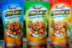 keripik ikan bawis khas Bontang