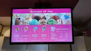 daftar menu Baskin Robbins