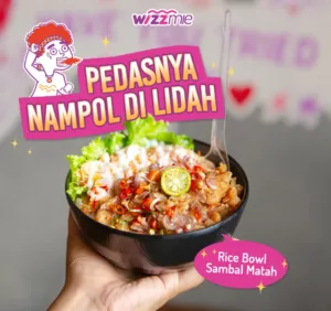 menu Wizzmie rice bowl